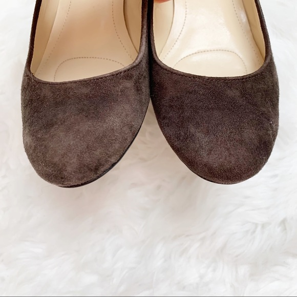 Calvin Klein brown dress wedges Baylor RELISTED - Picture 6 of 8